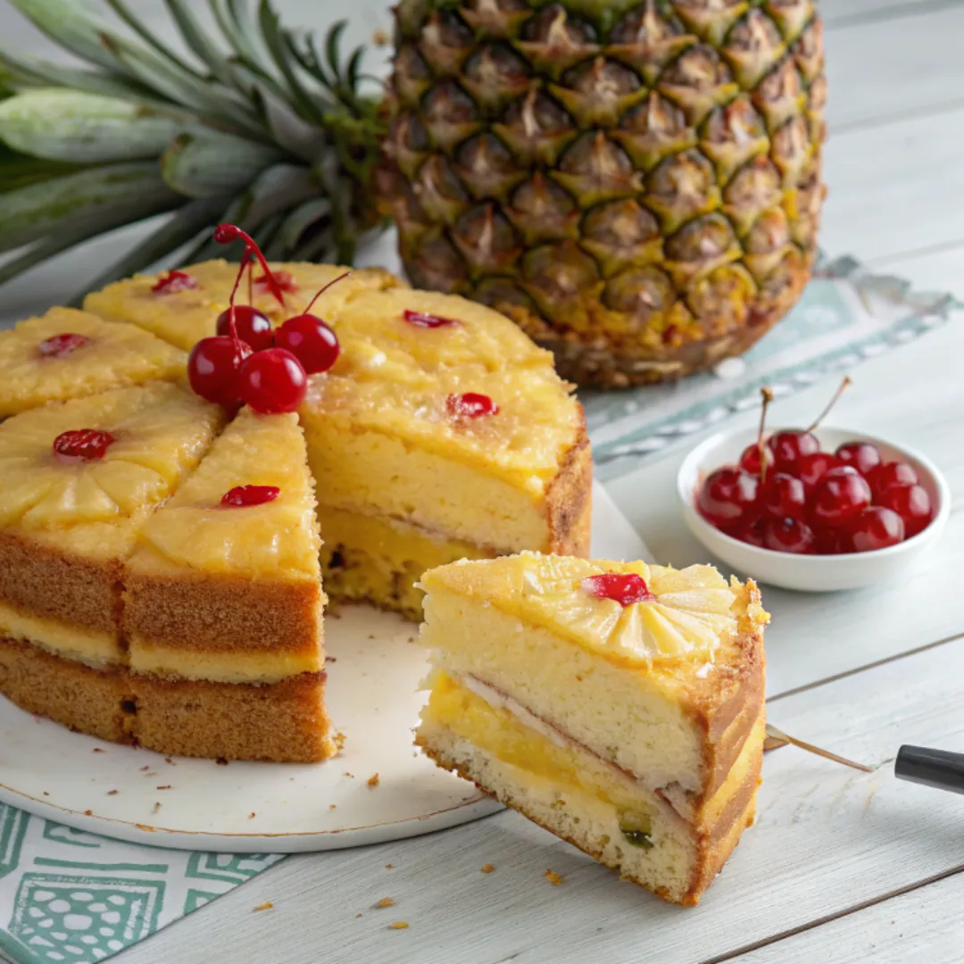 Hawaiian Pineapple Cake: