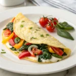 Egg White Veggie Omelette for Weight Loss