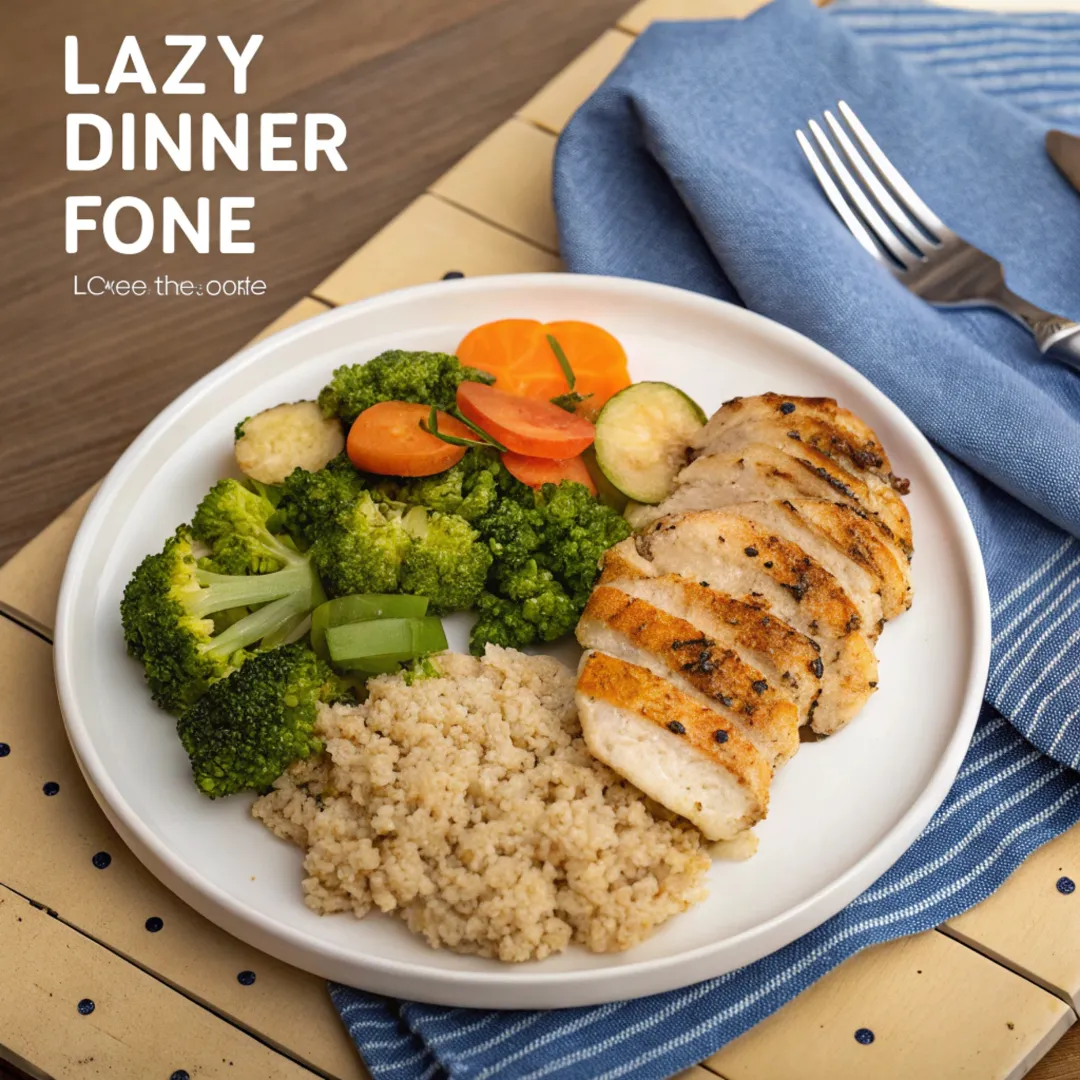 Lazy Dinner for One Healthy