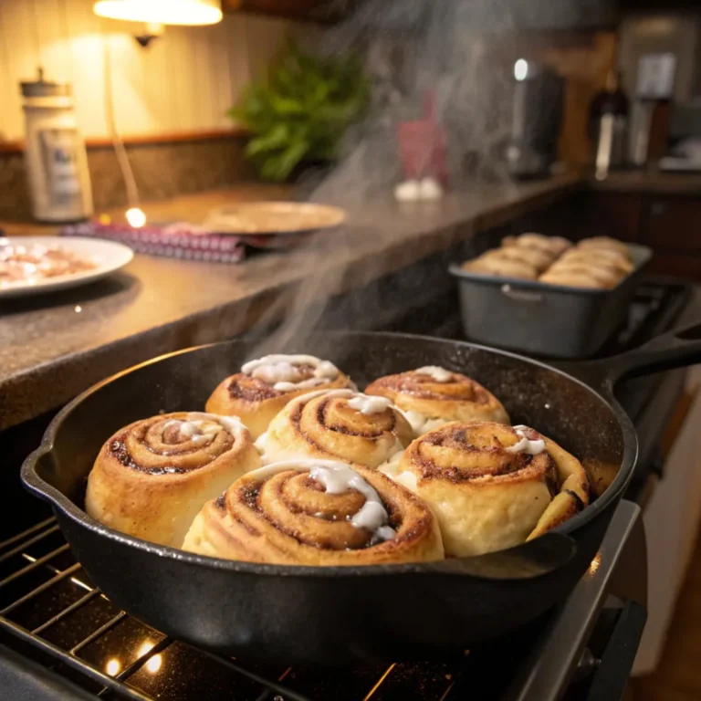 Can I Bake Cinnamon Rolls in Cast Iron?