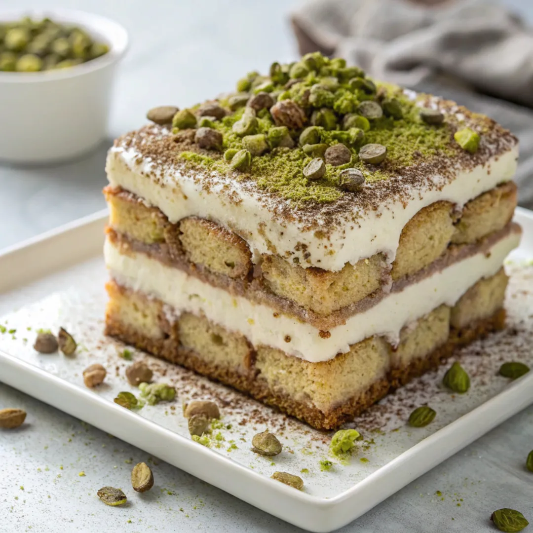 Pistachio Tiramisu