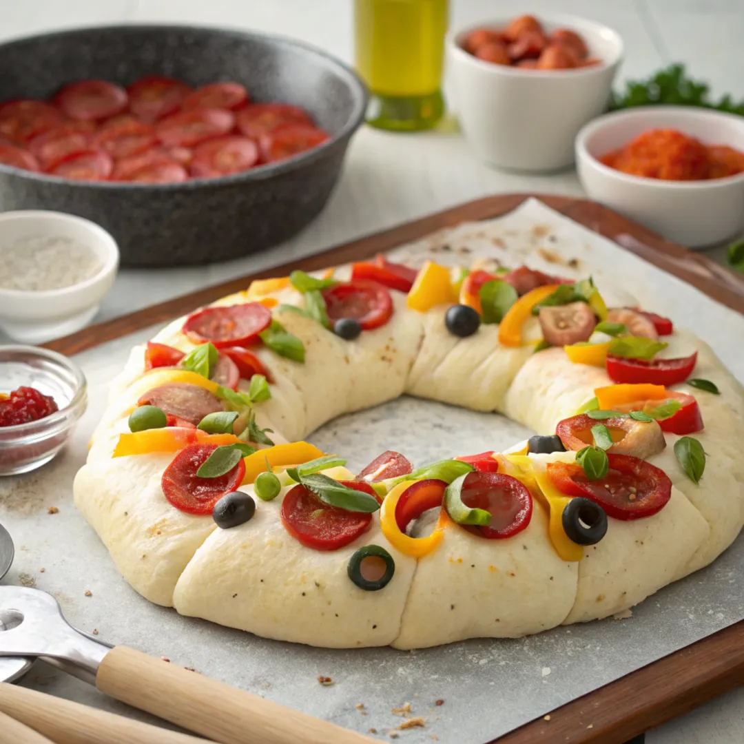 Pizza Wreath Recipe