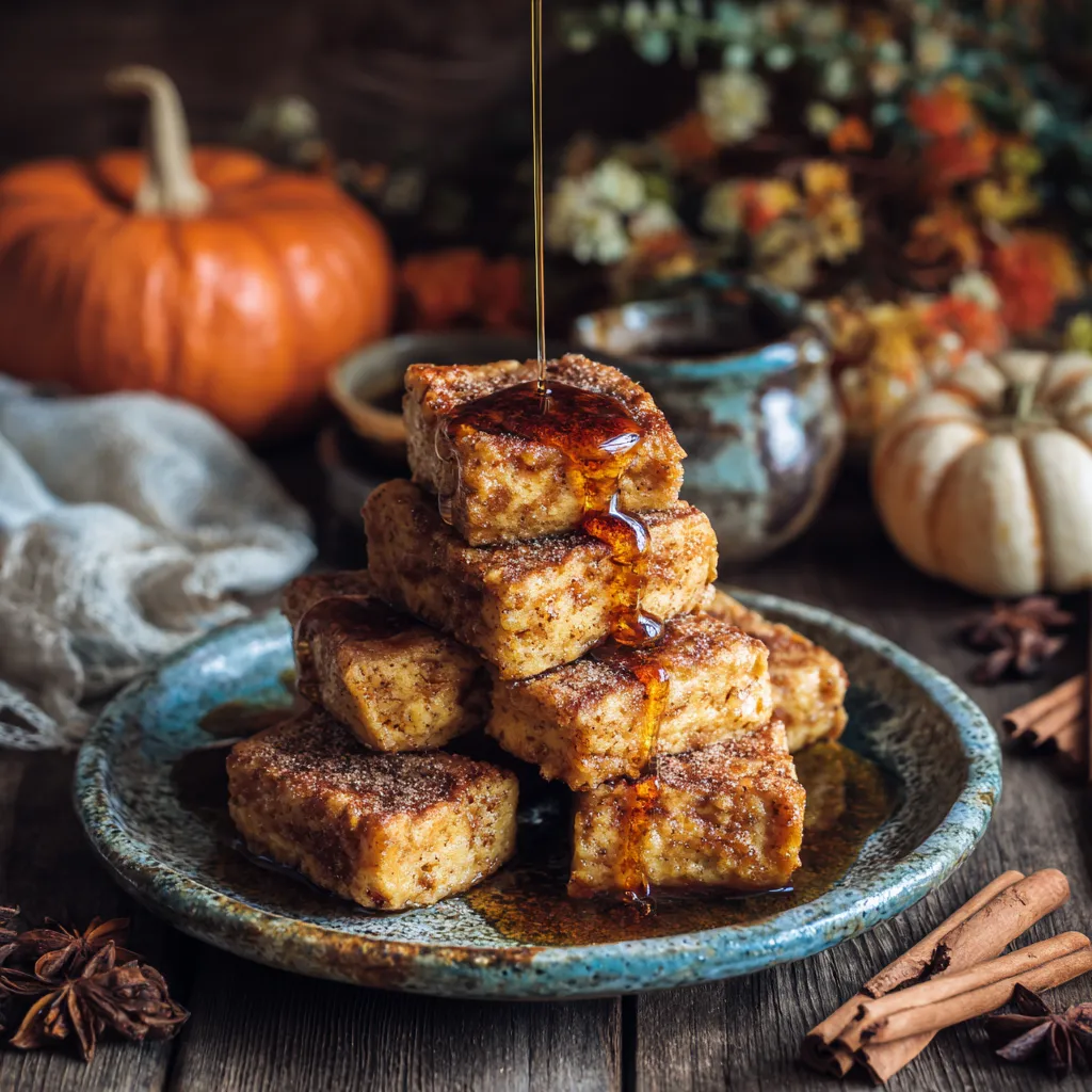 Pumpkin Spice French Toast Bites breakfast