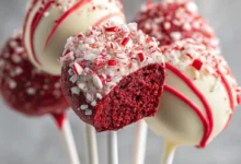 Red Velvet Peppermint Cake Pops