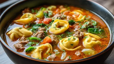 Beef Tortellini Soup