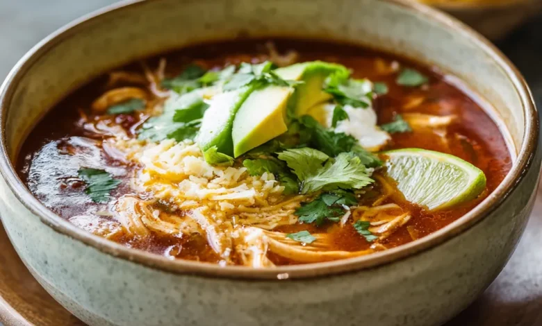 Chicken Tortilla Winter Soup