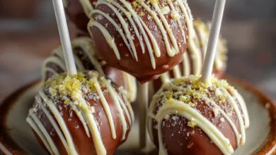 Chocolate Gingerbread Cake Pops
