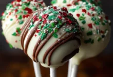 Chocolate Mint Christmas Cake Pops