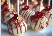 Chocolate Red Velvet Christmas Cake Pops