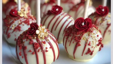 Chocolate Red Velvet Christmas Cake Pops