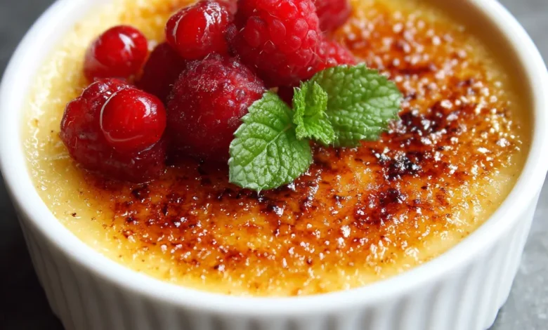 Classic Vanilla Crème Brûlée