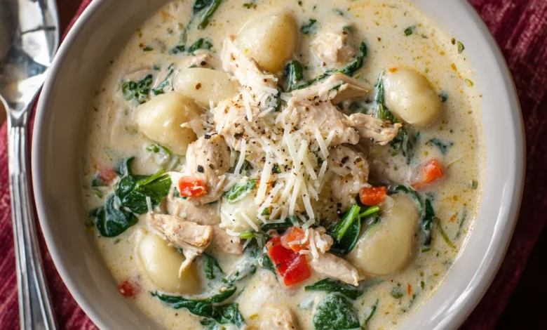 Creamy Chicken Gnocchi Soup