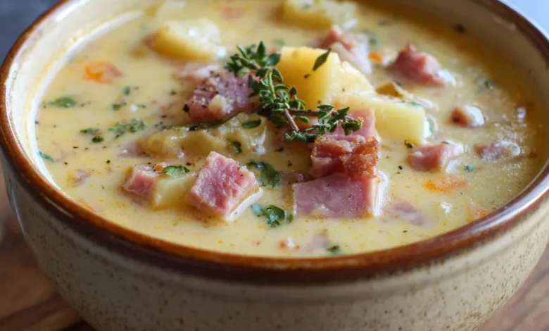 Creamy Ham Potato Soup