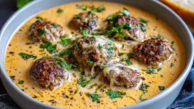 Creamy Italian Meatball Soup