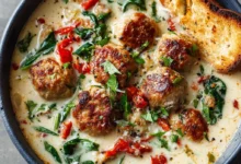 Creamy Italian Meatball Soup