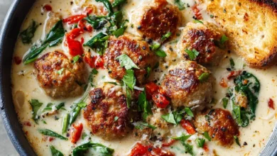 Creamy Italian Meatball Soup