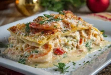 Creamy Shrimp and Crab Lasagna