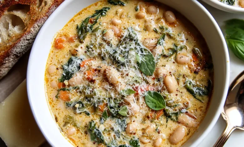Creamy Tuscan Bean Soup