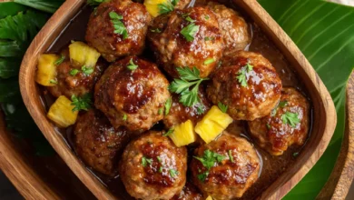 Easy Make-Ahead Hawaiian Meatballs
