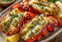 Garlic Butter Broiled Lobster Entrées