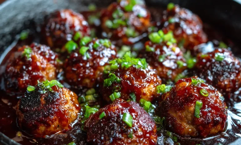 Hawaiian BBQ Meatballs
