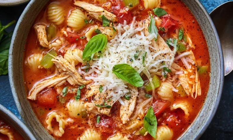 Italian Chicken Parmesan Soup