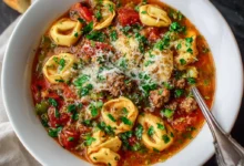Italian Sausage Tortellini Soup