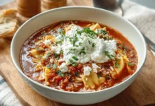 Lasagna Soup with Ricotta