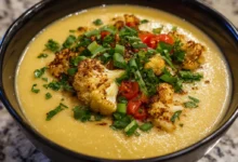 Loaded Cauliflower Soup