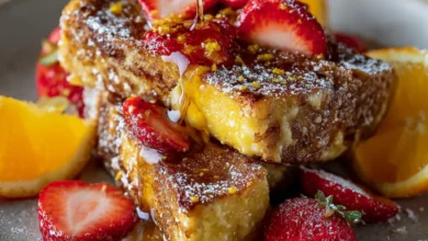 Orange Crème Brûlée French Toast