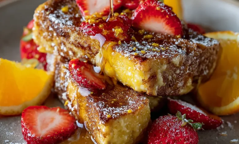 Orange Crème Brûlée French Toast