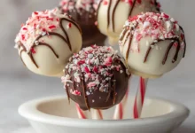 Peppermint Mocha Cake Pops