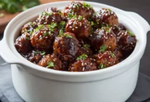 Pineapple Soy Crockpot Meatballs
