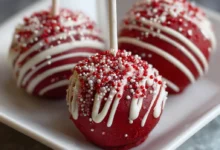 Red Velvet Christmas Cake Pops