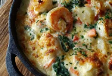Seafood Mornay Bake
