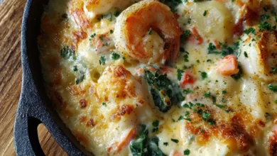 Seafood Mornay Bake