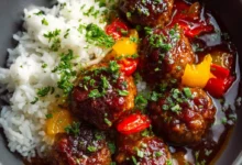 Sweet & Sour Hawaiian Meatballs