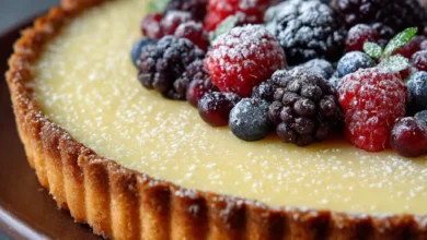 Vanilla Bean Custard Tart