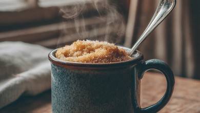Soft & Fluffy Microwave Vanilla Mug Cake (A Little Hug in a Cup)