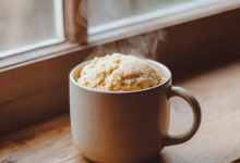 Quick Vanilla Mug Cake with Vanilla Extract
