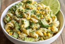 Avocado Street Corn Pasta Salad – A Creamy Summer Bowl That Feels Like Home