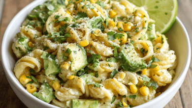Avocado Street Corn Pasta Salad – A Creamy Summer Bowl That Feels Like Home