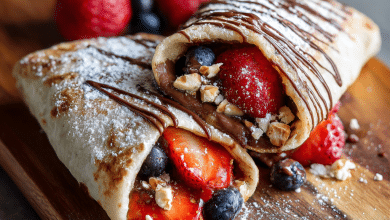 Berry Nutella Breakfast Wraps – A Sweet Morning Hug for the Ones I Love