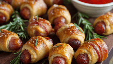 Bite-Sized Pigs in a Blanket Appetizers