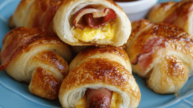 Breakfast Crescent Roll Pigs in a Blanket