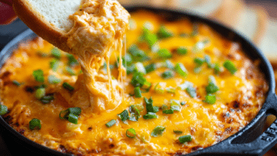 Buffalo Chicken Dip with Cheddar and Mozzarella
