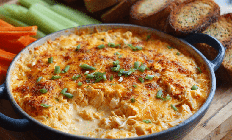 Buffalo Chicken Dip with Rotisserie Chicken