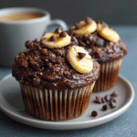 Chocolate Banana Breakfast Muffins
