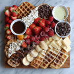 Chocolate Chip Waffle Brunch Board
