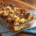 Chocolate Croissant Breakfast Casserole